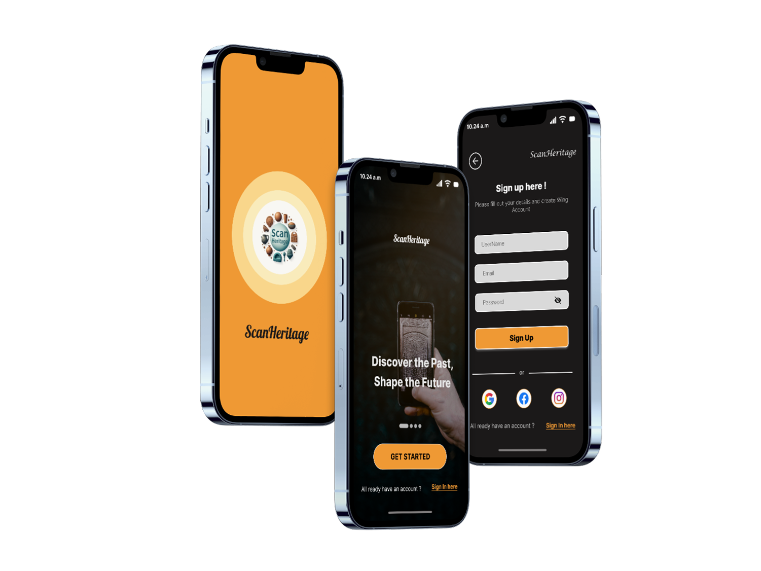 ScanHeritage — UI/UX Design